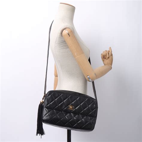 chanel camera bag with tassel